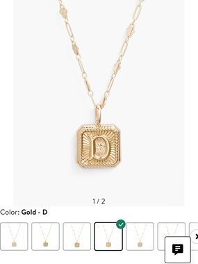 Harlow Initial Pendant Necklace
MIRANDA FRYE